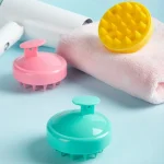 Silicone Shampoo Brush Head Scalp Massage Comb Hair Root Itching Clean The Scalp Thoroughly Body Massage Brush Bath Brush 4