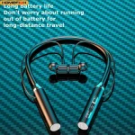 9D Bluetooth Earphones Wireless Headphones Magnetic Sport Neckband Neck-hanging TWS Earbuds Wireless Blutooth Headset with Mic 2