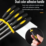 3*140/4*160mm 5pcs Alloy Steel File Set Precision Round Half-Round Flat Square Triangular Hand Files for Woodworking 4