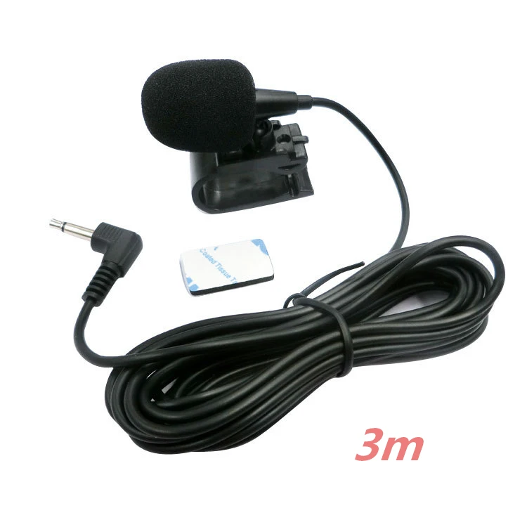 Car Audio Microphone 3.5mm Clip Jack Plug Mic Stereo Mini Wired External Microphone For Auto DVD Radio 3m Long Professionals Car Audio Microphone 3.5mm Clip Jack Plug Mic Stereo Mini Wired External Microphone For Auto DVD Radio 3m Long Professionals