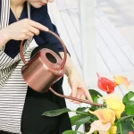 Stainless Steel Watering Can Comfortable Large Capacity Watering Pot Rustproof Leakproof 1.3L Spray Kettle Vegetable Planting 3