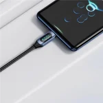 100W 1m/2m Real-time Digital Dispaly Type C to Type C Cable PD Fast Charger USB C to USB C Cable For iphone 15 16 Data Cord Wire 3