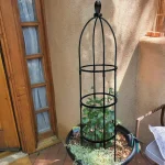 Black Garden Trellis, Plant Climbing Support Frame, Durable Plastic, Potted Plants, Indoor/Outdoor Climbing Plant Support 5