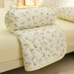 New Floral Print Spring Summer Quilt Soft Comfortable Quilted Quilts Single Double Blanket for Bed Comforter Knitted Thin Duvet