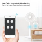 4CH Tuya Wifi Relay Smart Wireless Switch Module 4 Channel 7-32V 85-250V 220V 110V 2200W RF433 10A 4 Way Receiver For Alexa 3
