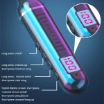 Wireless Earphones 5.3 Neckband Headphones Gaming LED Display Stereo Sports Headset Halter Waterproof Magnetic Earbuds 3