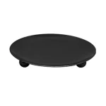 Iron Black Gold Candle Holder Tray Base Wedding Party Holiday Banquet Decorative Candle Holder Art Gift Cup Candle Accessories 5