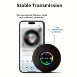 Portable Wireless Bluetooth Speaker LED Light IPX4 Waterproof Loudspeaker Outdoor Bathroom Large Suction Cup Stereo Sound Box 5