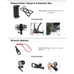 Accessories Kit Motorcycle Chest & Helmet Chin Strap for GoPro Hero 13 12 11 10 9 8 Insta360 SJCAM DJI Osmo Action Camera Phone 6