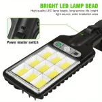 28SMD/108COB Sensor Street Lamp 3 Light Modes Outdoor Waterproof Security Solar Lamps for Garden Patio Path Remote Control Light 5