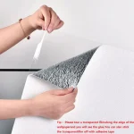 1/2.8/10m 3D thick adhesive wallpaper linen diatom mud wall sticker decoration renovation collision-proof home decoration 4
