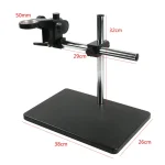 Alloy Tabletop Microscope Stand: Suitable for Microscopes with 50mm Diameter Sturdy Multi-functional Multi-axis Rotation 5