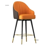 Modern Minimalist Living Room High Bar Chairs Home Furniture Restaurant Bar Stool Hotel Swivel Backrest Armchair p l 2