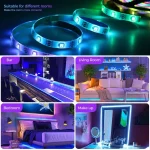 Color RGB 5050 LED Strip Bluetooth Tape Decor for Room LED 10m 15m 20m 30m PC TV backlight Neon LED Lighting Cветодиодная лента 6