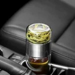 420ML Tea Water Bottle High Borosilicate Glass Double Layer Tea Water Cup Infuser Tumbler Drinkware Water Bottle With Tea Filter 3