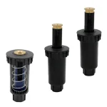 1/2" Thread Pop Up Sprinklers 90/180/360 Degree Automatic Stretching Scattering Sprinkler Garden Lawn Grassland Buried Nozzle 2