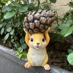 Cartoon Squirrel Animal Ornaments Outdoor Landscape Garden Courtyard Park Decorative Sculpture 5