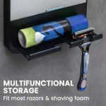 TAILI Shower Mirror Fogless for Shaving with Razor Holder, Fog Free Mirror Shower Suction Rust-Proof Removable Bathroom Mirror 5