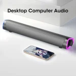 4D Computer Speaker Bar Stereo Sound Subwoofer Bluetooth Speaker For Macbook Laptop Notebook PC Music Player Wired Loudspeaker 4