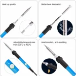 Adjustable Temperature Electric Soldering Iron 60W Electric Soldering Iron Welding Solder Repair Tool (Note Your Local voltage) 4