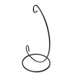 Household Hot Sale 23CM Iron Holder Hanging Candlestick Glass Ball Basket Light Lantern Stand Small Objects Decoration 5