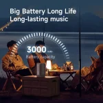 Zealot-S32PRO Powerful Bluetooth Speaker, Bass Wireless, LED Light, Outdoor Speakers, Subwoofer, Waterproof Sound Box Support 4