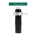Magnification Adjustable 180X 150X 130X Zoom C Mount Lens 0.7X~4.5X Magnification For HDMI USB Industry Video Microscope Camera 4