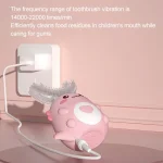 Children U-shaped Electric Toothbrush 360 Degrees Smart Cartoon Kids silicone Toothbrush Automatic Rechargeable Sonic Toothbrush 5