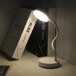 USB Plug-in Portable LED Desk Lamp - 3 Color Stepless Dimming Eye Protection Bedroom Bedside Table Light 6