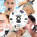 Electric Shaver 7D Floating Cutter Head Base Charging Portable Men Beard Trimmer Clipper Skull Shaver Waterproof Shaving 5
