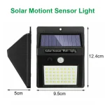 6/30 LED Solar Light PIR Motion Sensor Wall Light Outdoor Solar Lamp Waterproof Solar Powered Sunlight Street Lamp Garden Decor 5