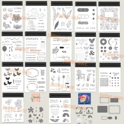 May New 2026 Tools Flowers Clear Stamps And Dies for For Scrapbook And Stamping Albums Dies Card Stencils Diary decorating Craft