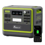 F2400 Portable Power Station with Panel, (4800W Peak) generador eléctrico portátil 2048Wh LiFePO4 Battery Solar 5