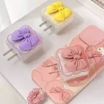 Charger Protector Cable Organizer For iPhone 15 14 11 13 18W 20W Charging Protection Cover Data Cable Management Cord Winder Kit 2