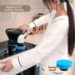 Wireless Electric Cleaning Brush Bathroom Window Kitchen Automotive Multifunctional Household Rotating Cleaning Machine 2