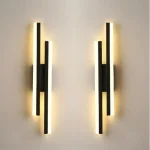 LED Bedroom Wall Lamp Wall Sconces Copper Line Pipe Acrylic Lampshade Indoor Lighting for Living Room Corridor Light Fixture
