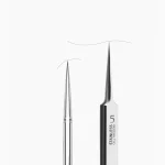 German Ultra-fine No. 5 Cell Pimples Blackhead Clip Tweezers Beauty Salon Special Scraping & Closing Artifact Acne Needle Tool 4