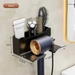 Hair Dryer Holder Wall Dryer Cradle Straightener Stand Hairdryer Organizer Box Toilet Blower Holder Shelf Bathroom Accessories 4