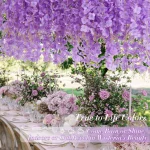 10/20/30PCS Wisteria Artificial Flower Vine 60cm Hanging Fake Flowers Garland For Wedding Party Home Garden Flower Wall Decor 3