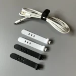 50pcs Cable Organizer Ties Clip Charger Cord Management Silicone Wire Manager Mouse Earphone Holder Data Line Winder Straps 4