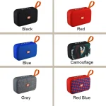 Speaker TG506 Portable Mini Wireless Soundbar Bluetooth 5.0 Outdoor Indoor HIFI Loudspeaker Support TF Card FM Radio Waterproof 6