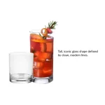 12 Piece Clear Drinkware Set Cooler Tennyson Glasses Ideal Juice Water Mixed Drinks Durable Easy to Clean Versatile Tableware 3