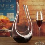 1500ML Big Decanter Handmade Crystal Red Wine Brandy Champagne Glasses Decanter Bottle Jug Pourer Aerator For Family Bar 2
