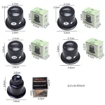 Monoculars Magnifier Magnifying Glass Watchmakers Loupe Lens Jeweler Watch Eye Len Repair Tool 3X/5X/10X /15X /20XX 6