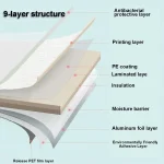 1/2.8/10m 3D thick adhesive wallpaper linen diatom mud wall sticker decoration renovation collision-proof home decoration 6
