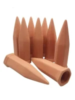2 Packs, Plant Self-Watering Stakes, Terracotta Automatic Plant Waterer Devices Auto-Water Irrigation System For Indoor/Outdoor 4