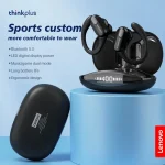 Lenovo XT80 Wireless Headphones Bluetooth 5.3 Earphones True with Mic Button Control Noise Reduction Earhooks Waterproof Headset 2