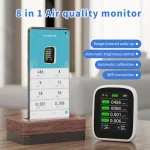 WIFI Air Quality Tester Portable PM2.5 CO2 Air Pollution Analyzer Temperature Humidity Test Meter APP Control Infrared Sensor 5