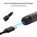 Wireless USB Soldering Iron Kit Replaceable C200S Tip 5-Gear 260-420℃ Auto Sleep Mode 1000mAh Type-C Rechargeable Welding Tool 5