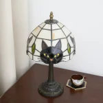 Black Cat Table Lamp for Bedroom Nightstand Decor,Animal Nursery Bedside Lamp for Kid Study Room,Cute Desk Lamp for Girl Room 5